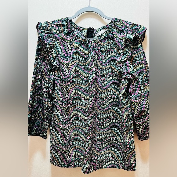 LOFT Multicolor Floral Blouse - Picture 1 of 3